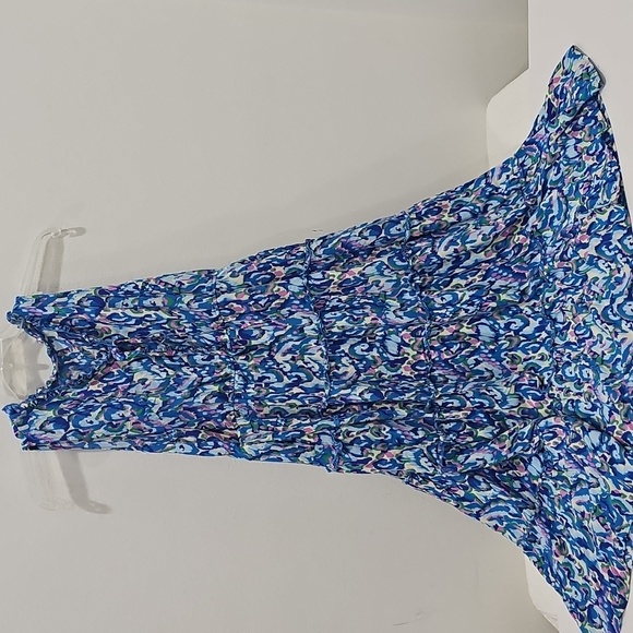 Cupshe Blue & White Floral Maxi Summer Dress Size XL - Picture 11 of 12